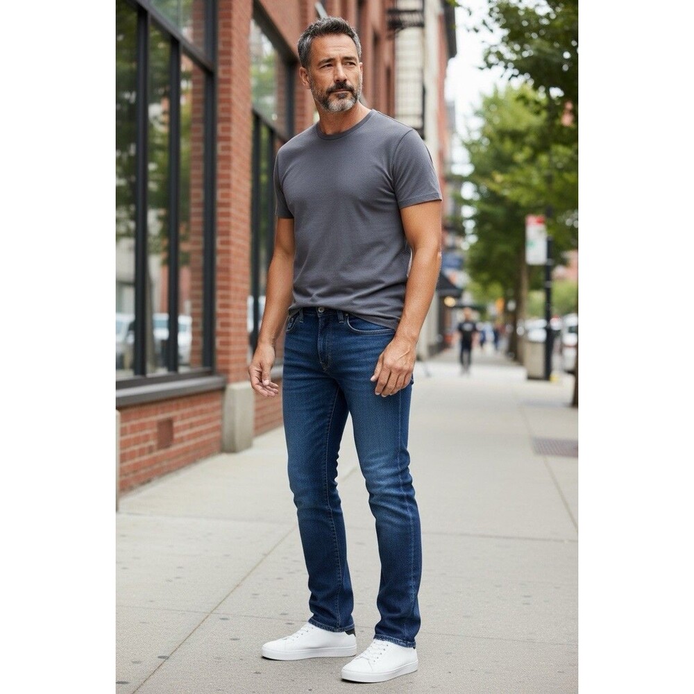AG Adriano Goldschmied The Graduate Tailored Leg 31x20.5 Dark Wash Jeans Mens